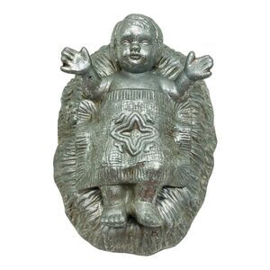 Dept 56 Baby Jesus Silver Gild Replacement For Eden Prairie Nativity Set REPAIR